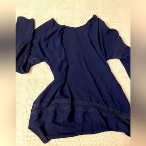 Navy Blue long sleeved shirt